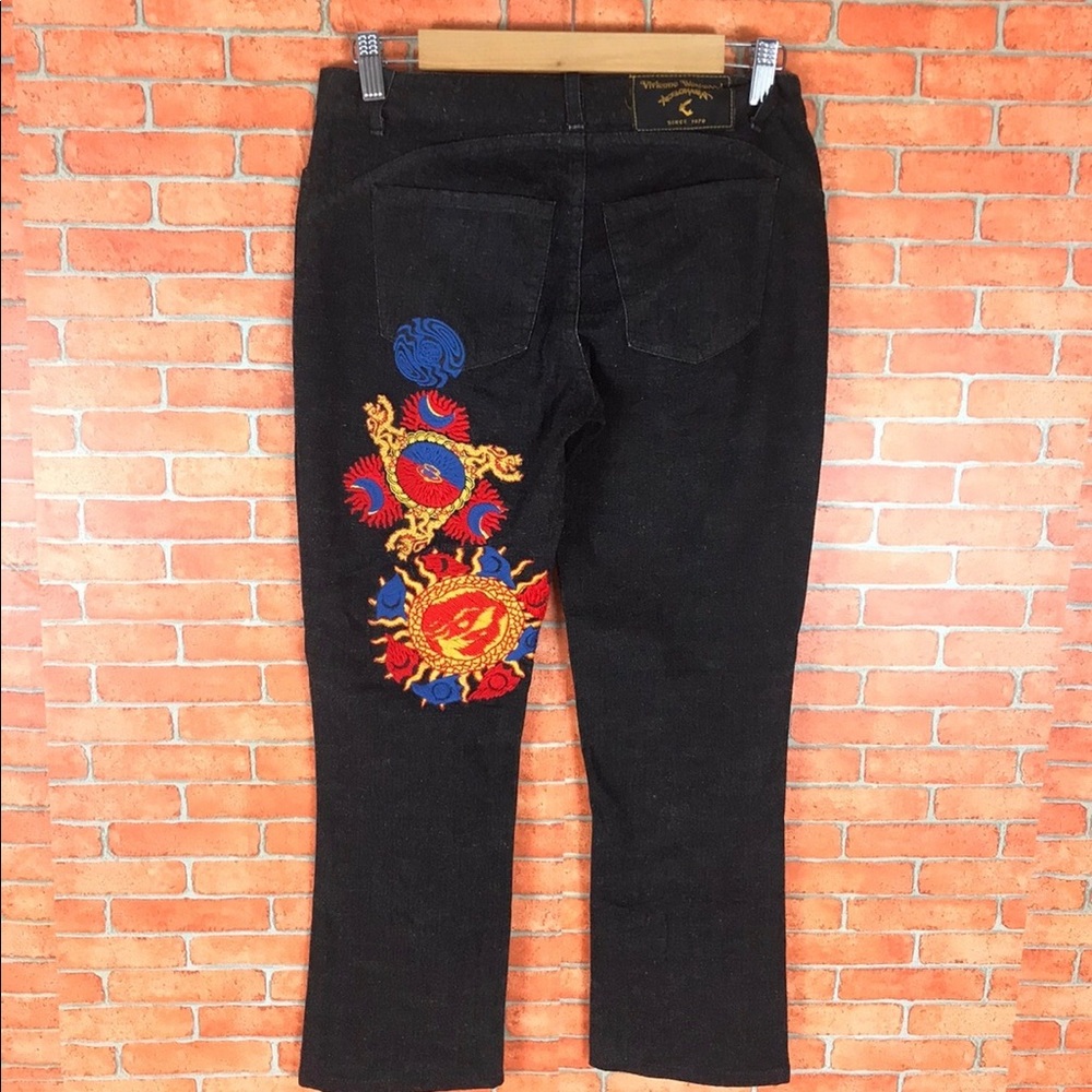 Rare Vintage Vivienne Westwood Embroidered Jeans